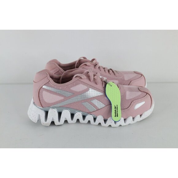 Vintage Y2K Reebok Zig Tech Womens 7.5 Composite Safety Toe Work Shoes Pink - Picture 5 of 11
